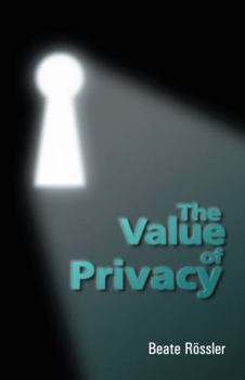 Paperback The Value of Privacy Book