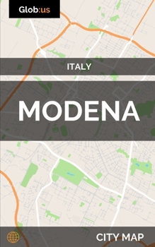 Paperback Modena, Italy - City Map Book