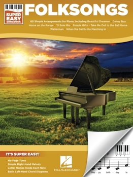 Paperback Folksongs - Super Easy Songbook Book