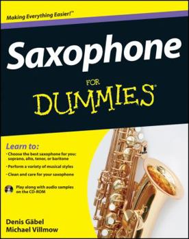 Paperback Saxophone for Dummies [With CDROM] Book