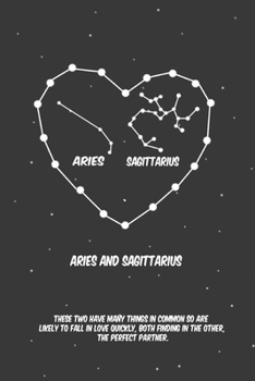 2020 The Astrology of Love for Aries with  sagittarius  : horoscope,love, relationship and compatibility: Lined Notebook / journal gift, 110 pages, 6x9 inches, matte finish cover