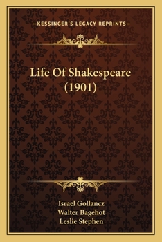Paperback Life Of Shakespeare (1901) Book
