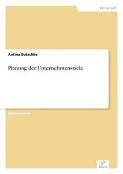Paperback Planung der Unternehmensziele [German] Book