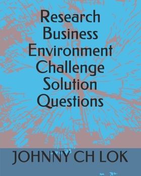Paperback Research Business Environment Challenge Solution Questions Book