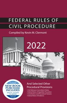 Paperback Federal Rules of Civil Procedure and Selected Other Procedural Provisions, 2022 (Selected Statutes) Book