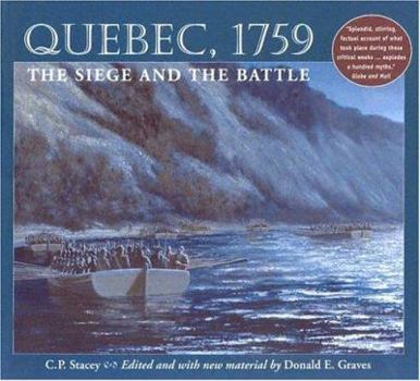 Paperback Quebec, 1759: The Siege and the Battle Book