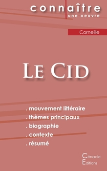 Paperback Fiche de lecture Le Cid de Corneille (Analyse littéraire de référence et résumé complet) [French] Book