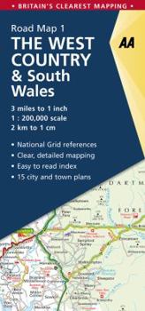 Loose Leaf The West Country & South Wales Road Map Book