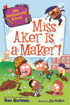 Library Binding Miss Aker Is a Maker! Book
