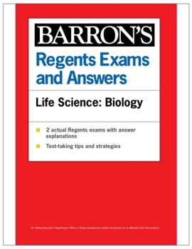 Paperback Regents Exams and Answers: Life Science: Biology, 1st Edition Book