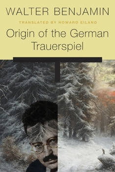 Paperback Origin of the German Trauerspiel Book