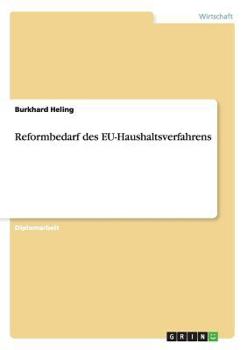 Reformbedarf des EU-Haushaltsverfahrens