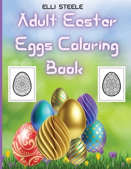 Paperback Adult Easter Eggs Coloring Book