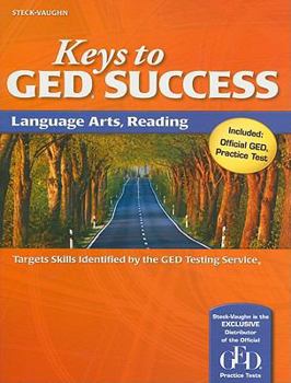 Paperback Keys to GED Success: Language Arts, Reading Book