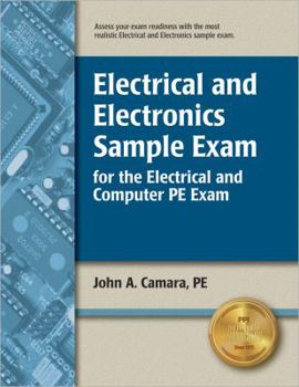 Paperback Electrical and Electronics Sample Exam for the Electrical and Computer PE Exam Book