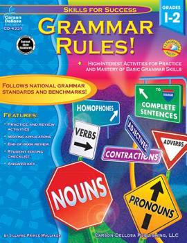 Paperback Grammar Rules!, Grades 1 - 2: High-Interest Activities for Practice and Mastery of Basic Grammar Skills Book