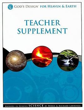 Paperback God's Design for Heaven & Earth Teacher Supplement [With 2 CDROMs] Book