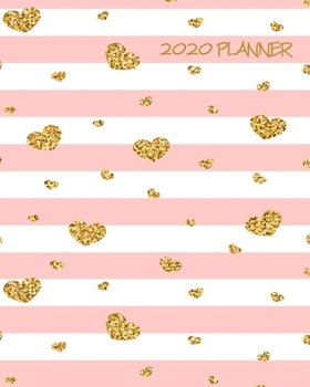 Paperback 2020 Planner: 8"x10" Daily and Weekly Agenda Planner and Organizer V16 Book