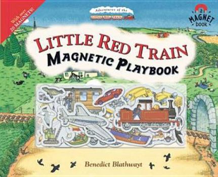 Little Red Train Magnetic Playbook - Book  of the Little Red Train