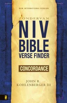 Hardcover NIV Bible Verse Finder Concordance Book
