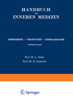 Paperback Grenzgebiete, Vergiftungen, Generalregister [German] Book