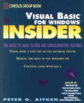 Paperback Visual Basic for Windows Insider Book