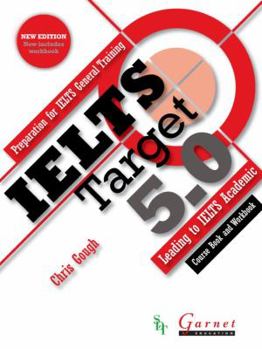 Paperback IELTS Target 5.0 Course Book and Workbook and Audio DVD Book