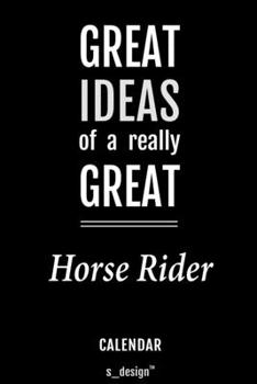 Calendar for Horse Riders / Horse Rider: Everlasting Calendar / Diary / Journal (365 Days / 3 Days per Page) for notes, journal writing, event planner, quotes & personal memories