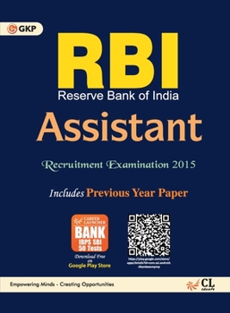 Paperback RBI( Reserve Bank of India) ASSISTANT recruitment examination 2015 Book