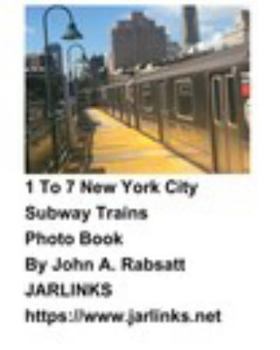 Paperback 1 To 7 New York City Subway Trains Book