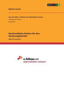 Paperback Strafrechtliche Risiken für den Sanierungsberater [German] Book