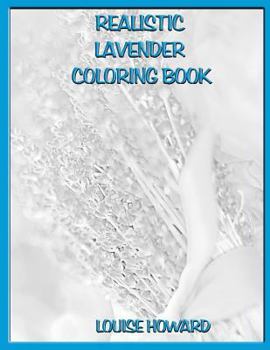 Paperback Realistic Lavender Coloring Book