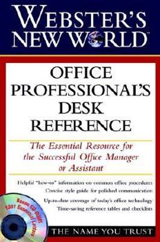 Paperback Webster's New World Office Professional's Desk Reference Book