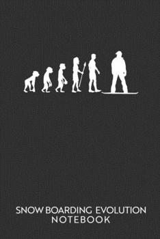 Evolution Snowboarding: Personal Planner 24 month 100 page 6 x 9 Dated Calendar Notebook For 2020-2021 Academic Year