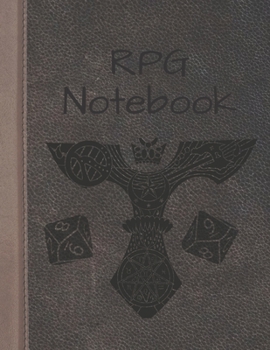 RPG Notebook: Mixed Paper: Hexagon, Dot Graph, Dot Paper, Pitman: For role playing gamers: Notes, tracking, mapping, terrain plans: Vintage Brown Leather cover design (8.5” x 11” - A4 Size, 150 Pages)