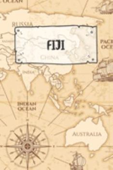 Fiji: Dotted Travel Diary Notebook or Journey Dotted Grid Journal - Holiday Trip Pocketbook for Men and Women with Dots
