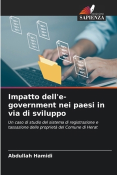 Paperback Impatto dell'e-government nei paesi in via di sviluppo [Italian] Book