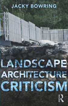 Paperback Landscape Architecture Criticism Book