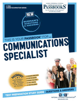 Paperback Communications Specialist (C-3586): Passbooks Study Guide Volume 3586 Book