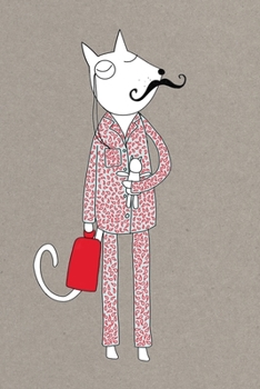 Notes: A Blank Isometric Graph Paper Notebook with Cat in Pajamas Cover Art