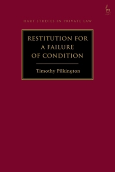 Hardcover Restitution for a Failure of Condition Book