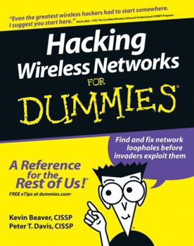 Paperback Hacking Wireless For Dummies Book
