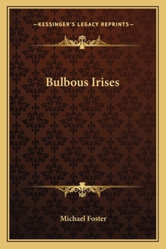 Paperback Bulbous Irises Book