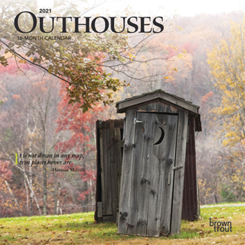 Calendar Outhouses 2021 Mini 7x7 Book