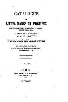 Paperback Catalogue de livres rares et précieux [French] Book