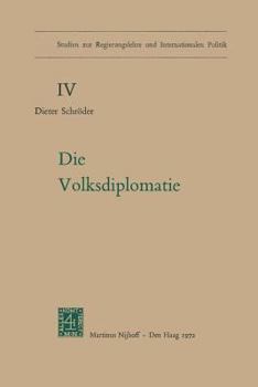 Paperback Die Volksdiplomatie [German] Book