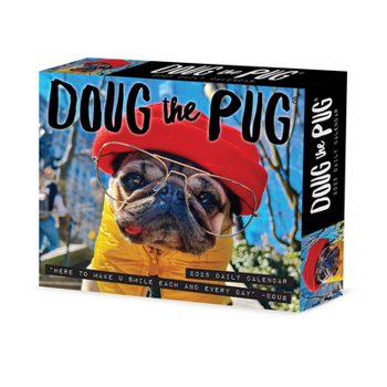 Calendar Doug the Pug 2025 6.2 X 5.4 Box Calendar-USA Book