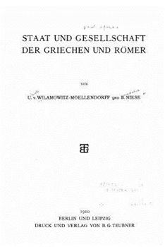 Paperback Staat und Gesellschaft der Griechen und Römer [German] Book