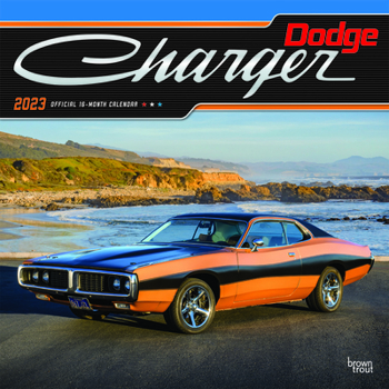 Calendar Dodge Charger 2023 Square Foil Book