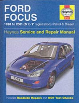 Hardcover Ford Focus 1998 to 2001 (S to y Reg) Book